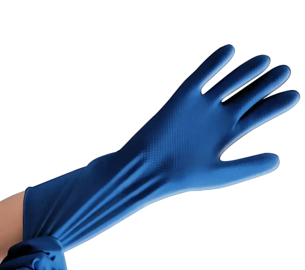 Nitrilo industrial Satinado Azul